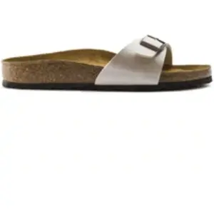 Birkenstock Mules Birkenstock Madrid Flor W Beige - 41 pas cher