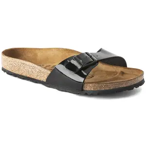 Comparateur de prix : Birkenstock, femme, Noir (Black Patent), 40303 SANDAL, 38 EU Étroit,