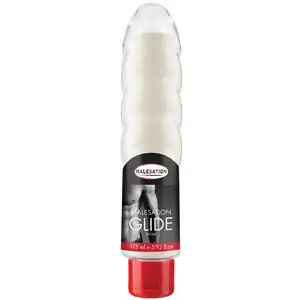 Merkloos / Sans marque Lubrifiant hybride effet sperme Glide Sperm 175 ml pas cher