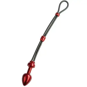 MaleSaTion Cockring & Plug Anal Cock-Grip Aluminium Small pas cher