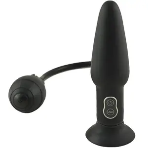 MaleSaTion Plug Anal Vibrant Gonflable Silicone pas cher