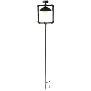 Harms - Vintage led Solaire Jardin Lampe Patio Éclairage Extérieur Plu...