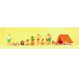 Figurine Camping  - Preiser Figurines pour trains  - PR10538 
