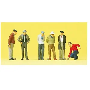 Figurine Joueurs de pétanque  - Preiser Figurines pour trains  - PR10508 