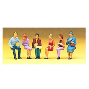 Figurine Spectateurs  - Preiser Figurines pour trains  - PR10095