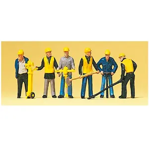 Figurine Cantonniers HO - Preiser Figurines pour trains - PR10035 pas cher