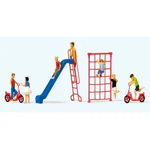 Preiser Modélisme HO : Figurines : Jeux de plein air avec enfants