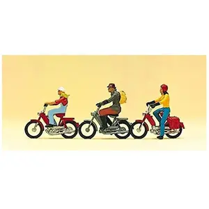 Comparateur de prix : Figurine Motocyclistes - Preiser Figurines pour trains - PR10125
