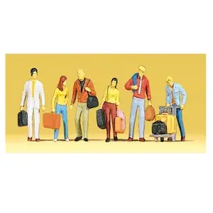 Figurine Les voyageurs qui courent  - Preiser Figurines pour trains  - PR10115 