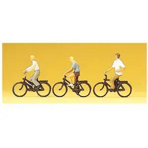 Comparateur de prix : Preiser Modélisme Ho : Figurines : Jeunes À Vélo-Preiser