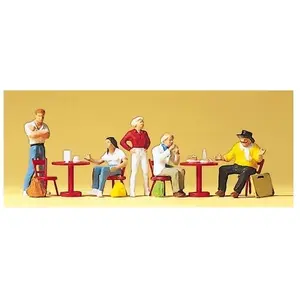 Comparateur de prix : Preiser Modélisme HO - Figurines : Etudiants et Artistes au café