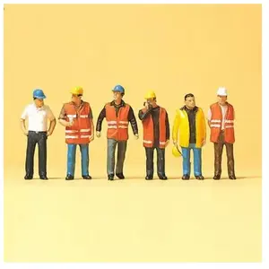 Preiser Modélisme HO Figurines : Ouvriers Gilet Signalisation pas cher