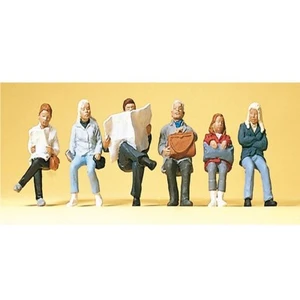 Preiser Modélisme HO : Figurines - Voyageurs assis pas cher