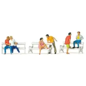Preiser Modélisme HO Figurines : Sur les bancs publics pas cher