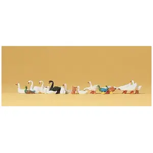 Comparateur de prix : Figurine Canards oies cygnes - Preiser Figurines pour trains - PR14167