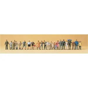 Figurine Marcheurs randonneurs 24 fig.  - Preiser Figurines pour trains  - PR14413 