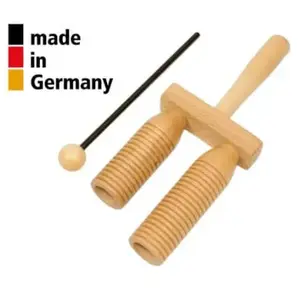 Comparateur de prix : Rohema Petit Agogo En Hêtre 2 Tons Avec Baguette - 3+