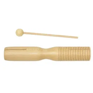 Comparateur de prix : Rohema Tone Block / Guiro Hêtre 2 Tons + Baguette - 3+