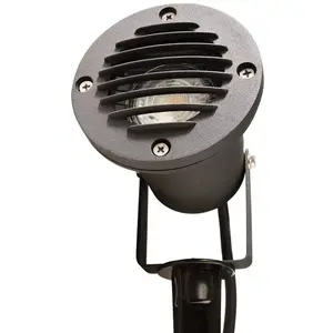 Comparateur de prix : Deko-Light Spot sur piquet Spiky, Ø 10 cm, noir, orientable, IP65