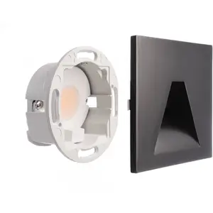 Deko-Light Applique encastrable LED SET Alwaid noir 8x8 cm angle 2 700 K pas cher