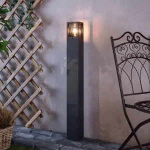 Deko-Light Facado II Potelet carré, E27, 730497,Vendu parluminaire