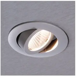 Deko-Light Projecteur encastré LED Dione 3 000 K gris argenté