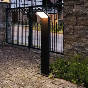 Comparateur de prix : Deko-Light Borne lumineuse LED Tucanae, grise, hauteur 100 cm, IP65, m...