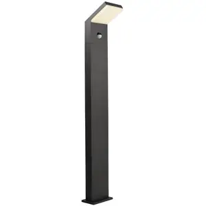 Comparateur de prix : Deko-Light Borne lumineuse LED Tucanae, grise Hauteur 100 cm IP54 Méta...