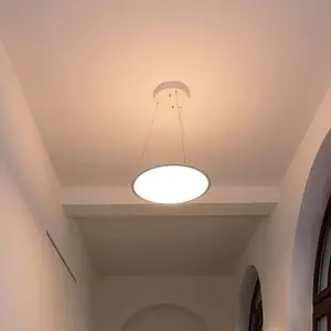 Deko-Light Suspension LED 3420 ronde, 3 000 K blanche