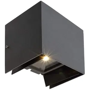 Comparateur de prix : Deko Light Applique murale extérieure en aluminium gris