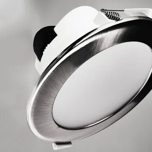 Deko-Light Plafonnier encastré LED Acrux, Ø 15 cm, argent mat, CCT