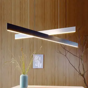 Comparateur de prix : Deko-Light Suspension LED Apollon, longueur 146cm, blanc