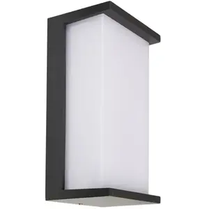 Generic Applique LED Grumium - Gris foncé 10W pas cher
