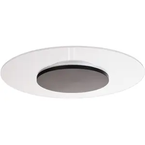 Comparateur de prix : Deko-Light Plafonnier LED Zaniah, lumière à 360°, 24W, noir