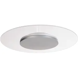 Deko-Light Plafonnier LED Zaniah, lumière à 360°, 24W, argenté pas cher