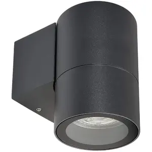 Comparateur de prix : Deko-Light Applique d’extérieur Achernar x1 down gris noir