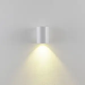 Deko-Light Applique d'extérieur CAN, blanc, à 1 lampe, Ø 8 cm, IP65, m...Vendu parluminaire