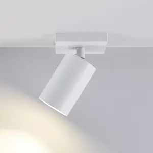 Comparateur de prix : Deko-Light Spot pour plafond CAN TILT, blanc, 11 x 9 cm, à 1 lampe, mé...
