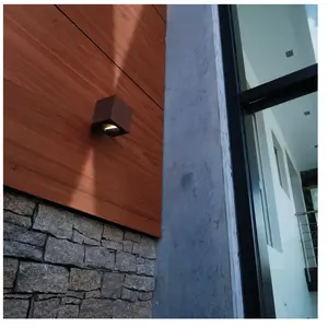 Deko Light Applique murale extérieure en aluminium marron H11cm pas cher