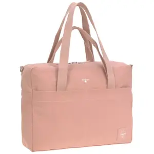 LÄSSIG Sac à langer Green Label coton Essential Bag rose pas cher