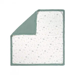 Lässig Couverture en bambou vert d'eau Garden Explorer (100 x 100 cm) pas cher
