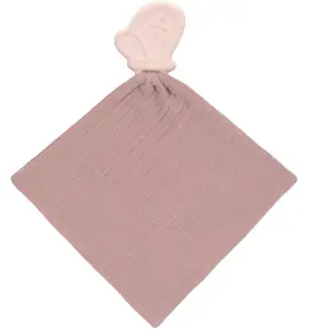 Lassig - Doudou avec anneau de dentition caoutchouc naturel Papillon - pas cher