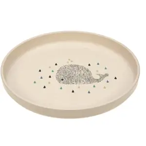 Comparateur de prix : Lässig Lassig - Assiette Little Water Baleine PP-Cellulose beige