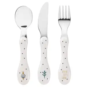 Comparateur de prix : LÄSSIG Couverts enfant Garden Explorer inox 3 pièces
