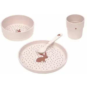 Comparateur de prix : Lässig Coffret repas - LASSIG - Little Forest Lapin - Rose - Mélamine - Mixte