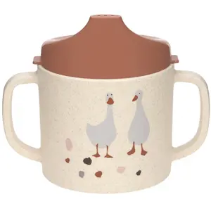 Comparateur de prix : LÄSSIG Tasse/Sippy Cup PP/Celllulose Tiny Farmer Sheep/Goose nature