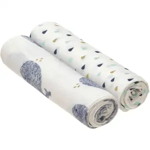 Comparateur de prix : Lässig - Lange divinement doux XL Little Water Baleine, boîte de 2 pcs, 120 x 120 cm