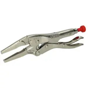 Comparateur de prix : KS Tools Pince étau à bec long, 0-25 mm