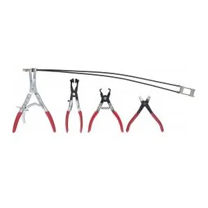 Comparateur de prix : KS TOOLS 115.1104 - Jeu de 4 Pinces pour Colliers Auto Serrants