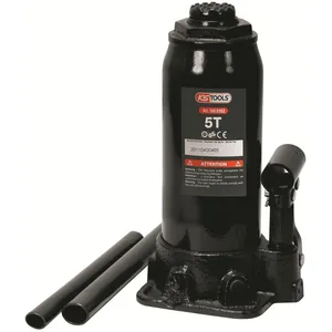Cric bouteille hydraulique - KSTOOLS - 5T - Acier - Noir